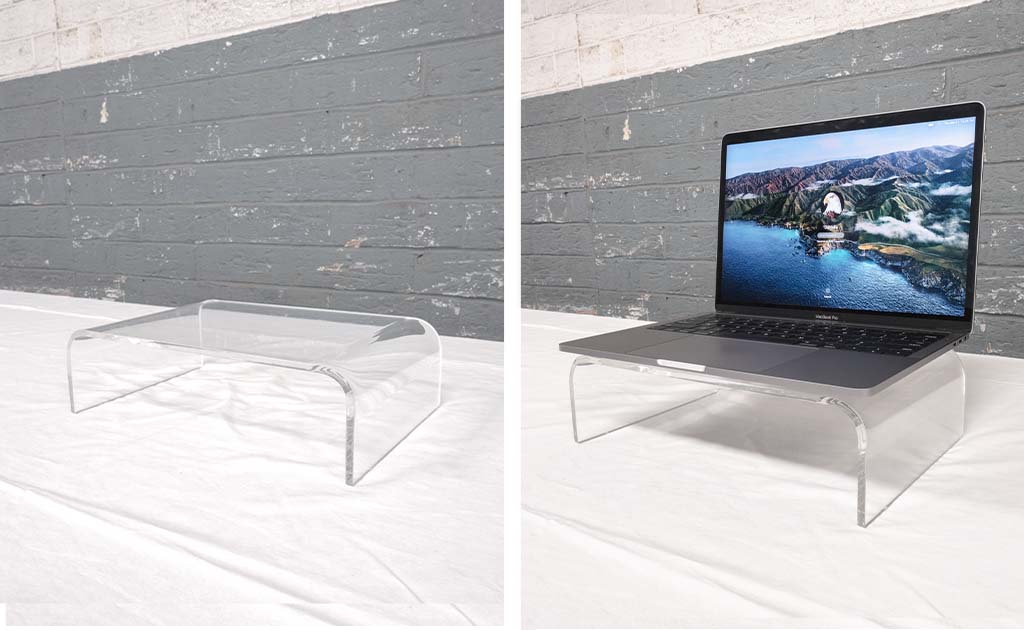 AMT Acrylic Laptop/PC/Multimedia Monitor Stand